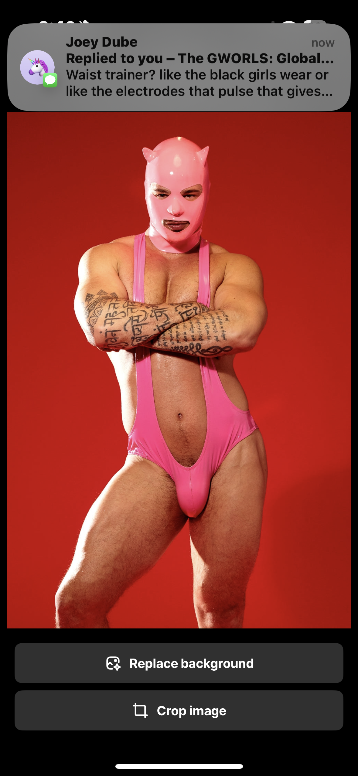 Limited Edition Pink Latex Devil Mask (Pre-Order)