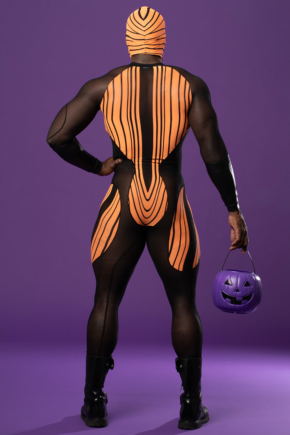 Blacklight Sensitive Mesh Shadow Suit