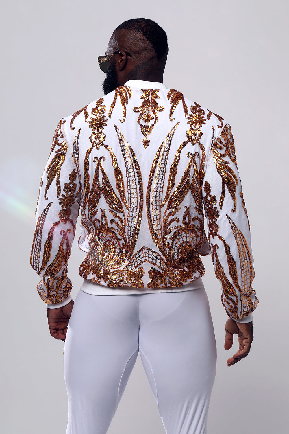 Torero Jacket (White and Gold)