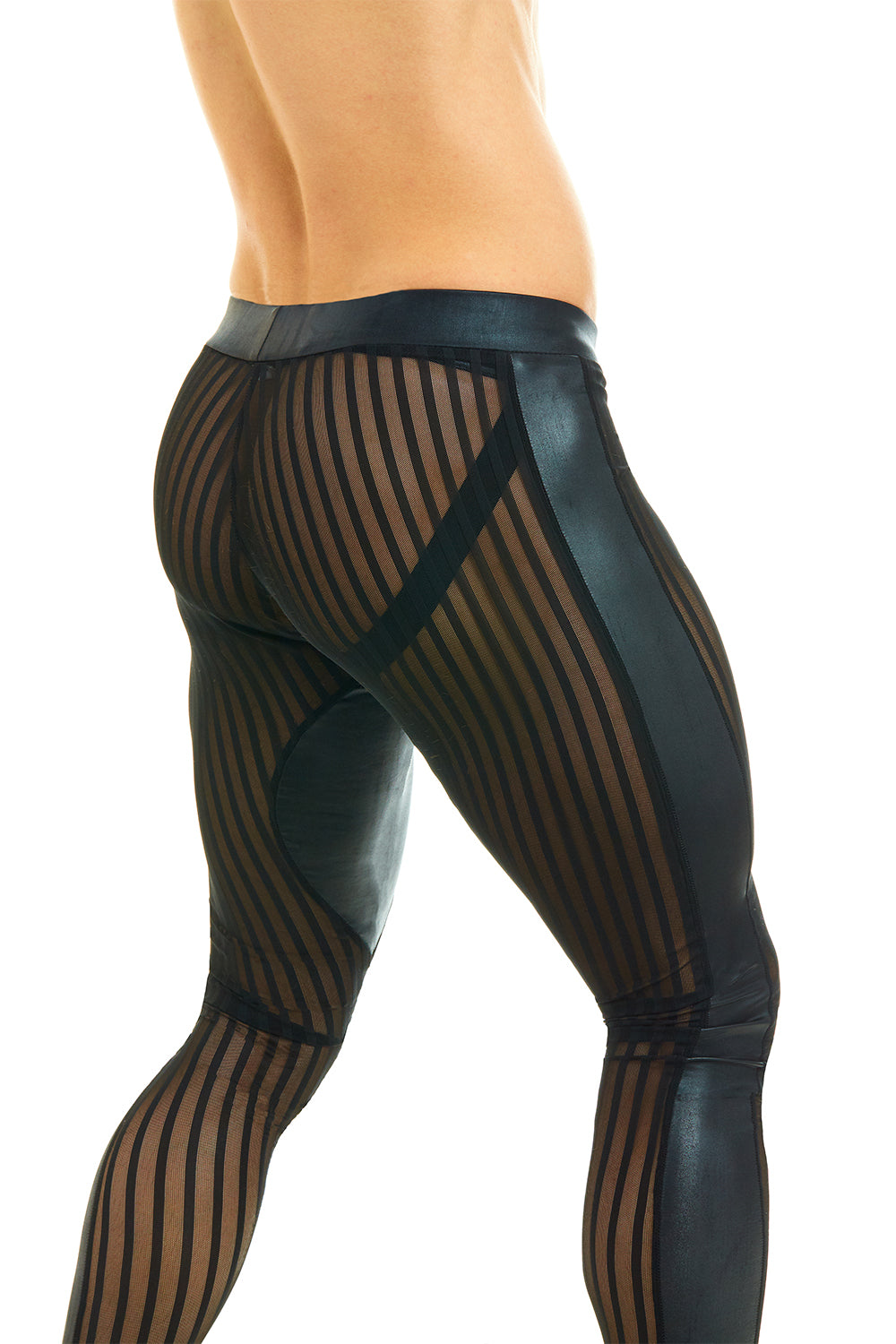 Pinstripe Tights - Slick It Up 